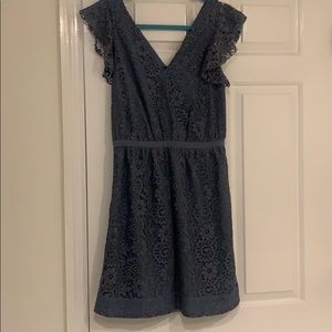 MADEWELL BLUE LACE DRESS